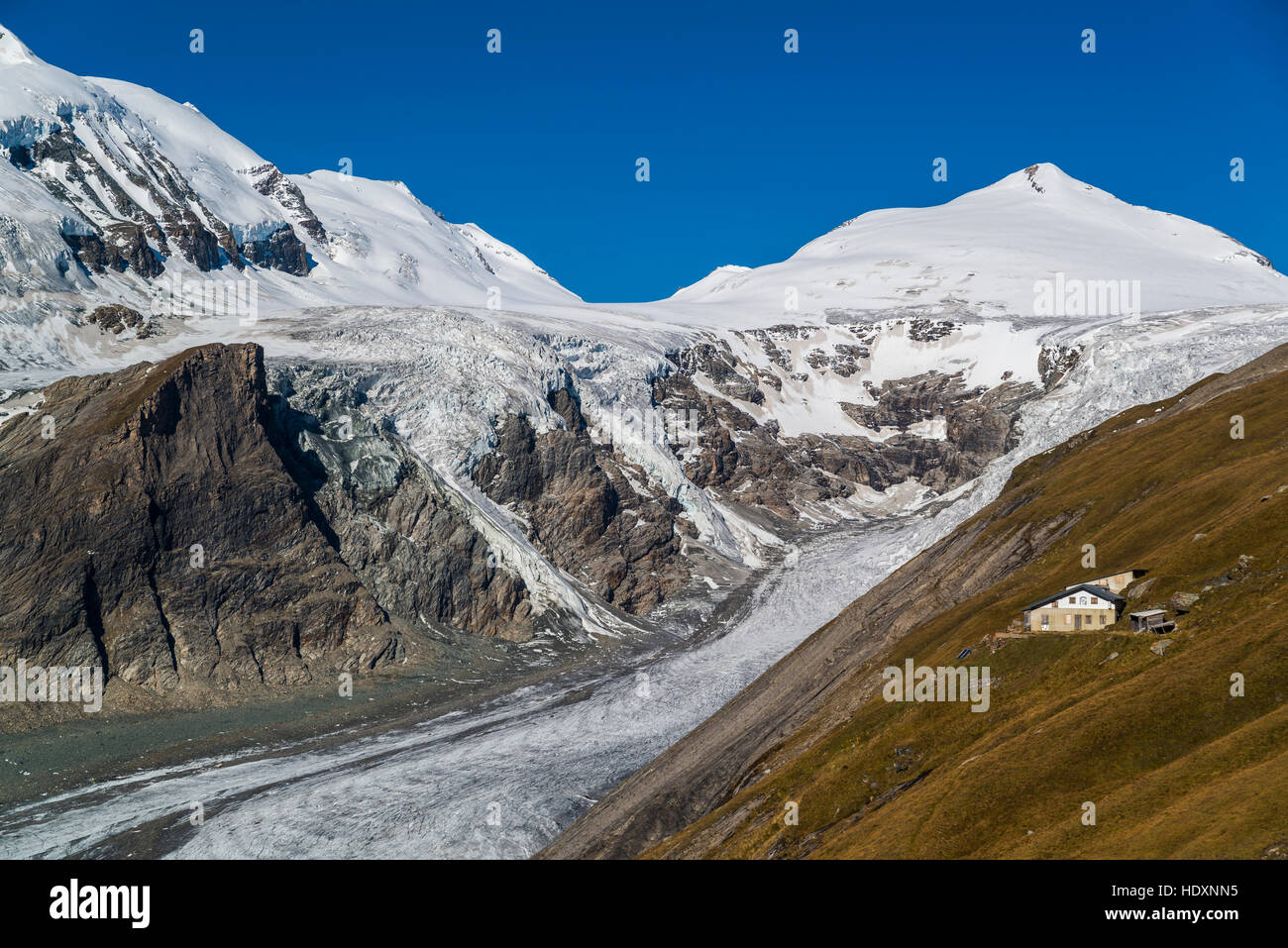 Die Pasterze Gletscher, Großglockner, Nationalpark Hohe Tauern, Österreich Stockfoto