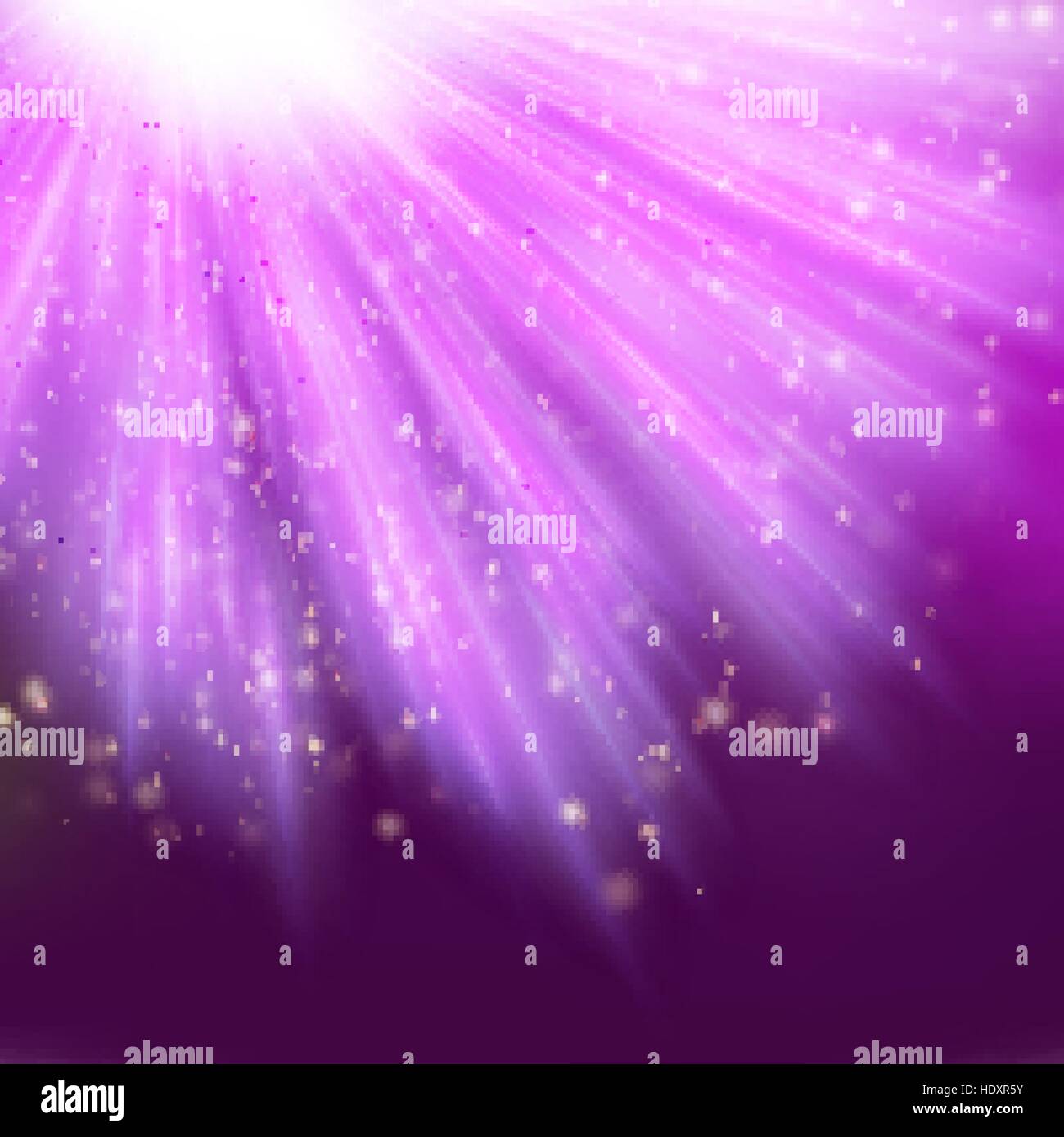 Sternenlicht mit rosa Hintergrund. EPS 10 Stock Vektor