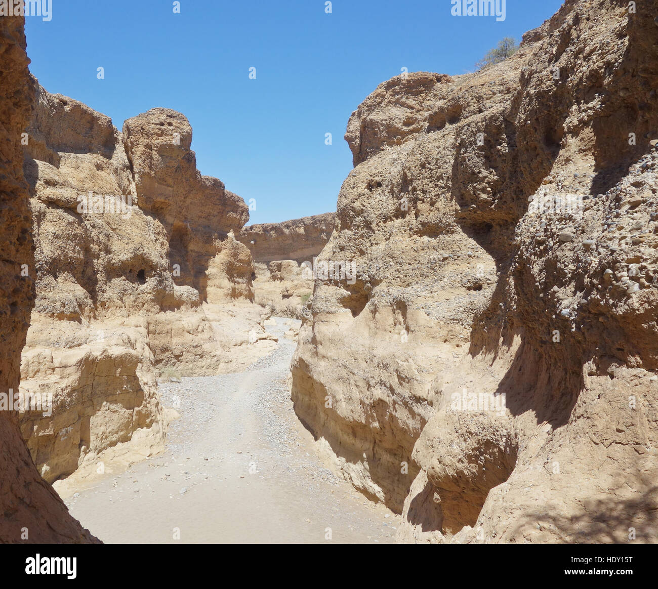Sesriem Canyon in der Nähe von Sossusvlei in Namibia Stockfoto
