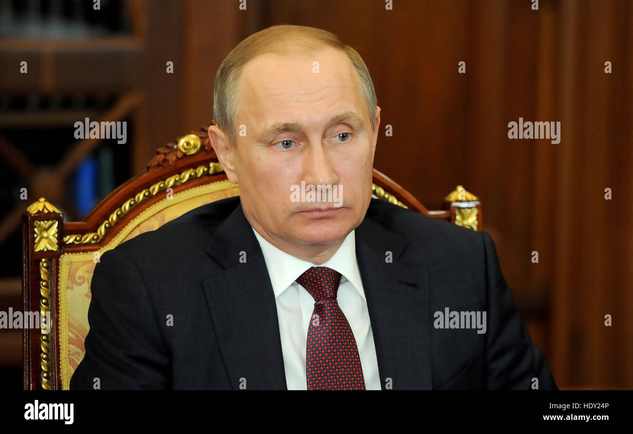 VLADIMIR PUTIN Präsident der Russischen Föderation im Jahr 2016. Foto: www.kremlin.ru Stockfoto