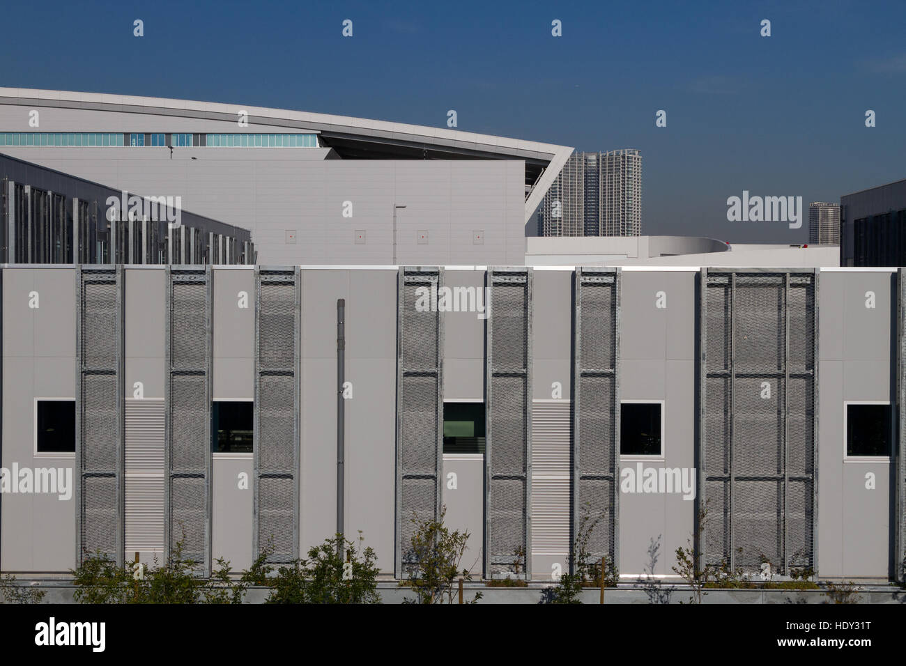 Der Standort des neuen Tsukiji-Marktes in Toyosu, Tokio, Japan. Stockfoto