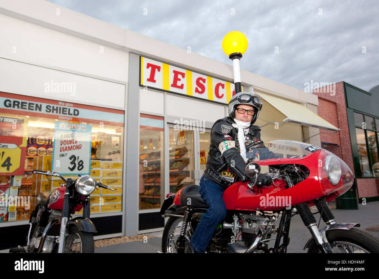 Tesco Pop-up Stores Goodwood Revival Stockfoto