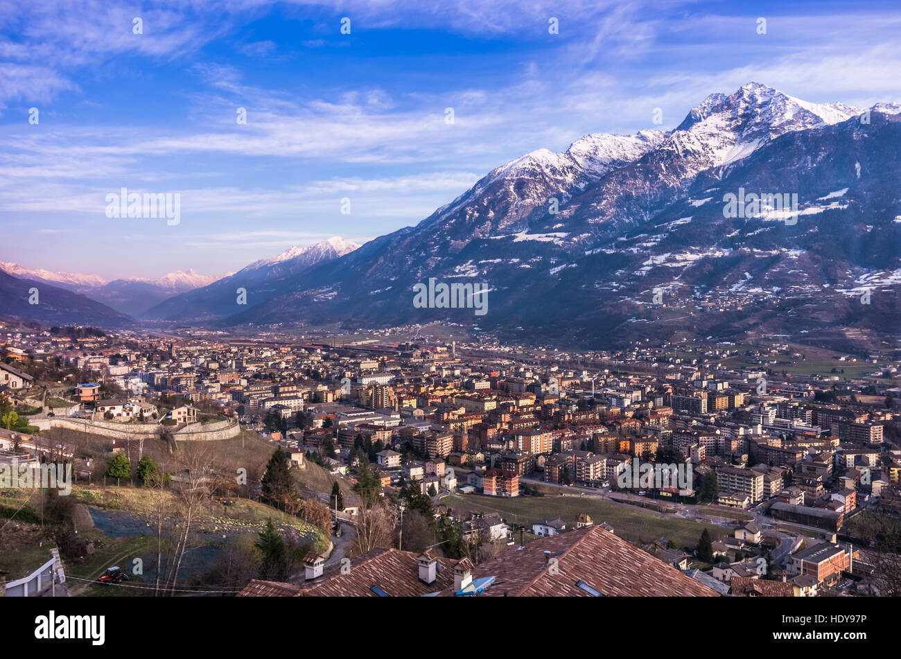 Aosta Stockfoto