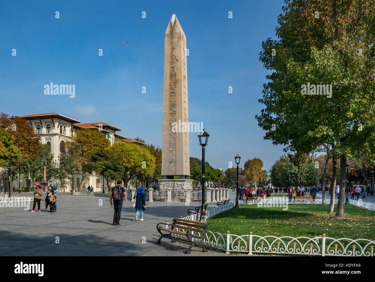 Sultanahmet-Platz, Istanbul, Türkei Stockfoto