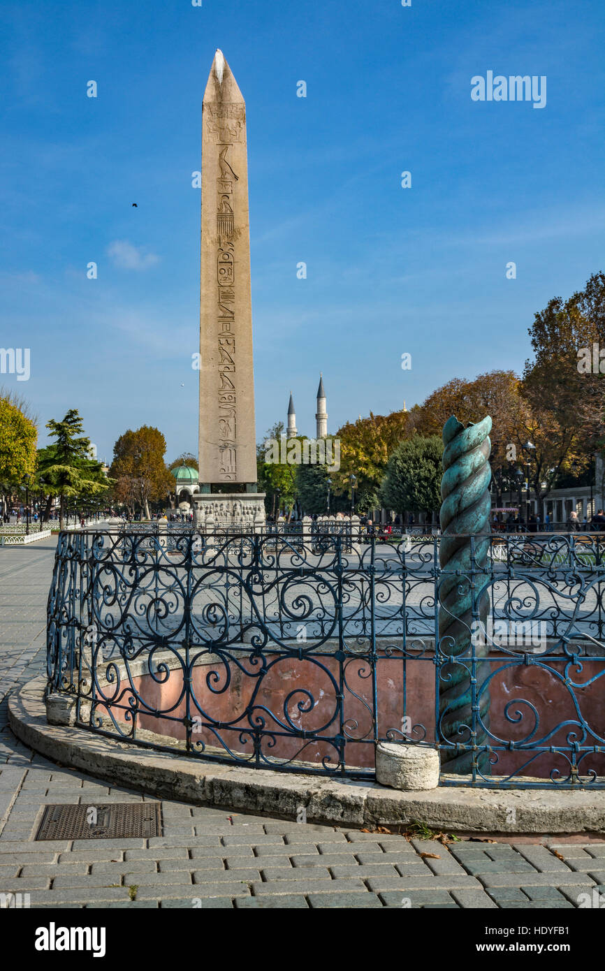 Sultanahmet-Platz, Istanbul, Türkei Stockfoto