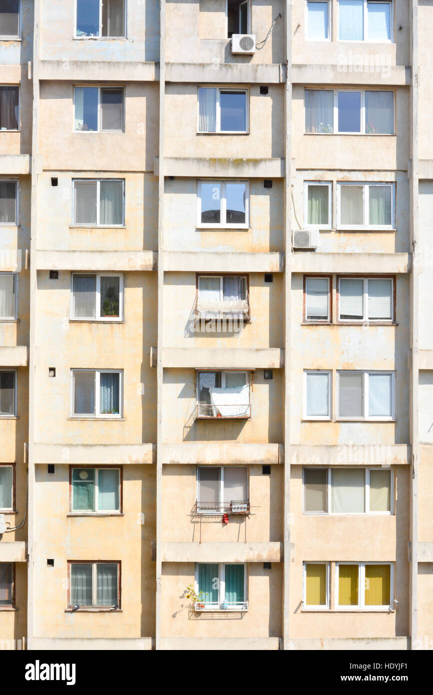 Alten Eigentumswohnung oder Mehrfamilienhaus Stockfoto