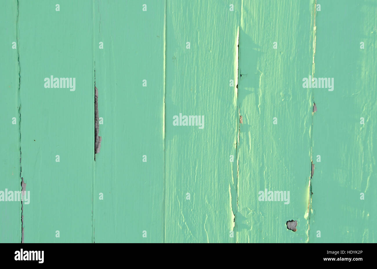 Leuchtend grüne abgeplatzte Farbe Stockfoto