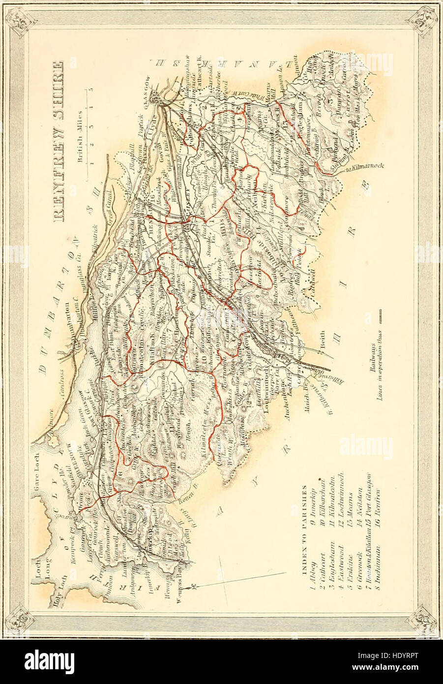 Der imperiale Gazetteer von Schottland; oder Wörterbuch der schottischen Topographie, zusammengestellt aus den jüngsten Behörden und bilden eine komplette Einrichtung der schottischen Geographie, physischen, statistischen und Stockfoto