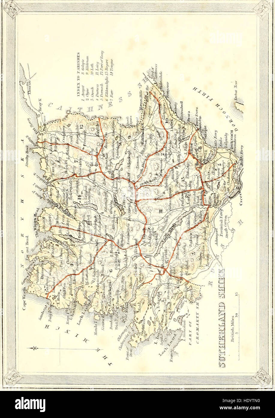 Der imperiale Gazetteer von Schottland; oder Wörterbuch der schottischen Topographie, zusammengestellt aus den jüngsten Behörden und bilden eine komplette Einrichtung der schottischen Geographie, physischen, statistischen und Stockfoto