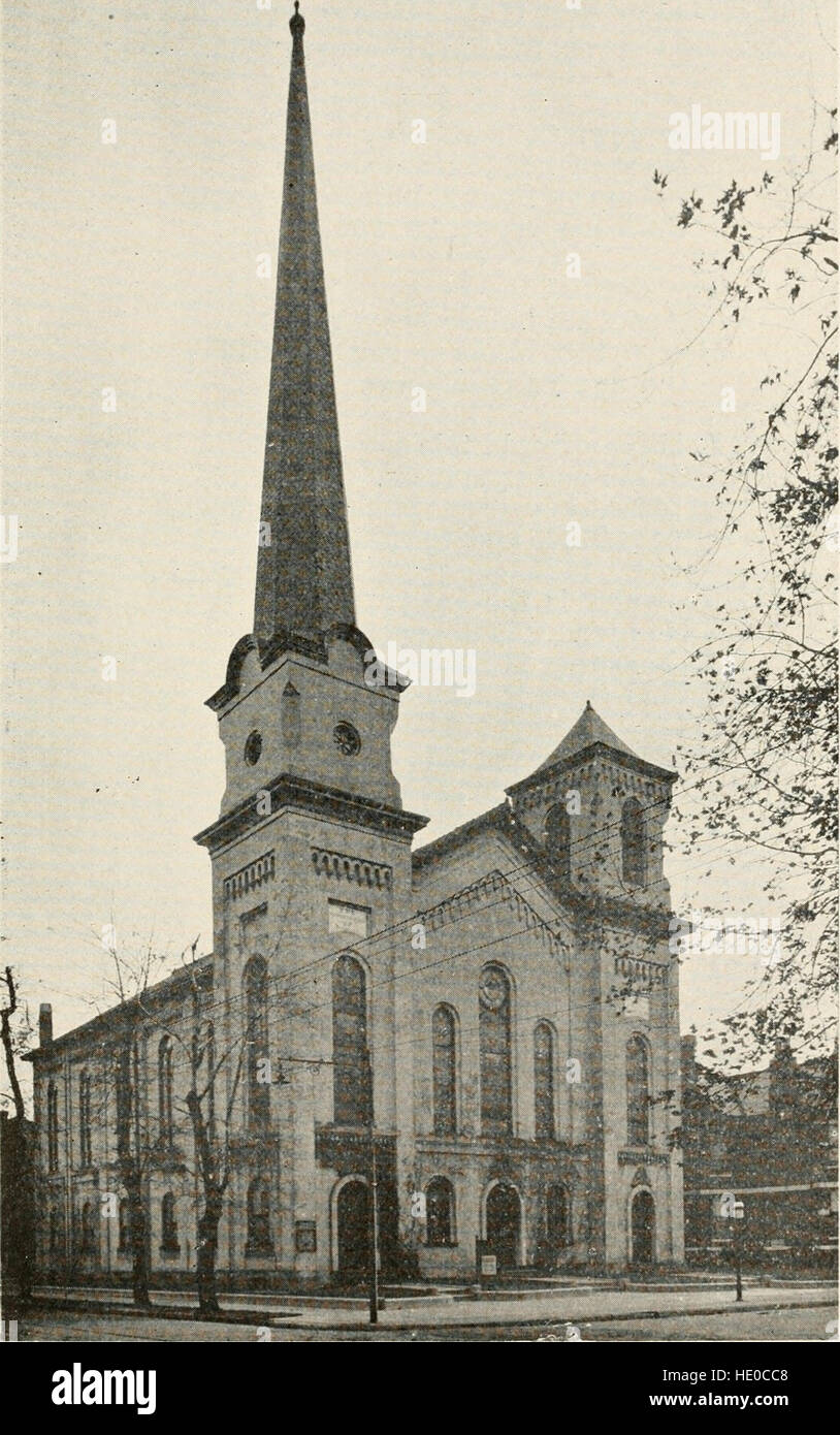 Ein Jahrhundert der Geschichte der Walnut Street Presbyterian Church von Evansville, Indiana - mit Skizzen von seinen (sic) Pastoren, Offiziere, und prominente Mitglieder und Reminiszenzen an die frühen Zeiten (1921) Stockfoto