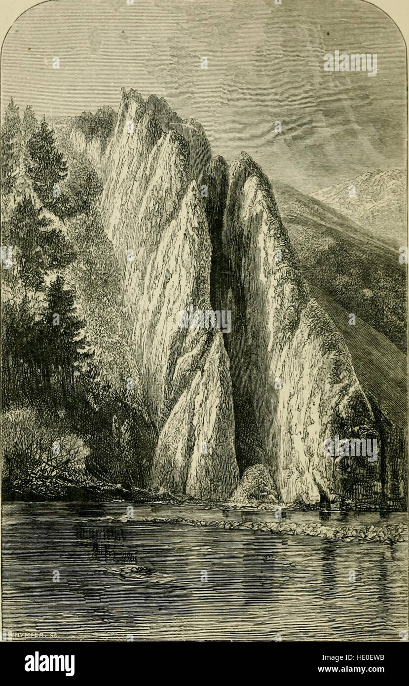 Westlichen Wanderungen-einen Rekord der Reise in das Land am Abend (1874) Stockfoto