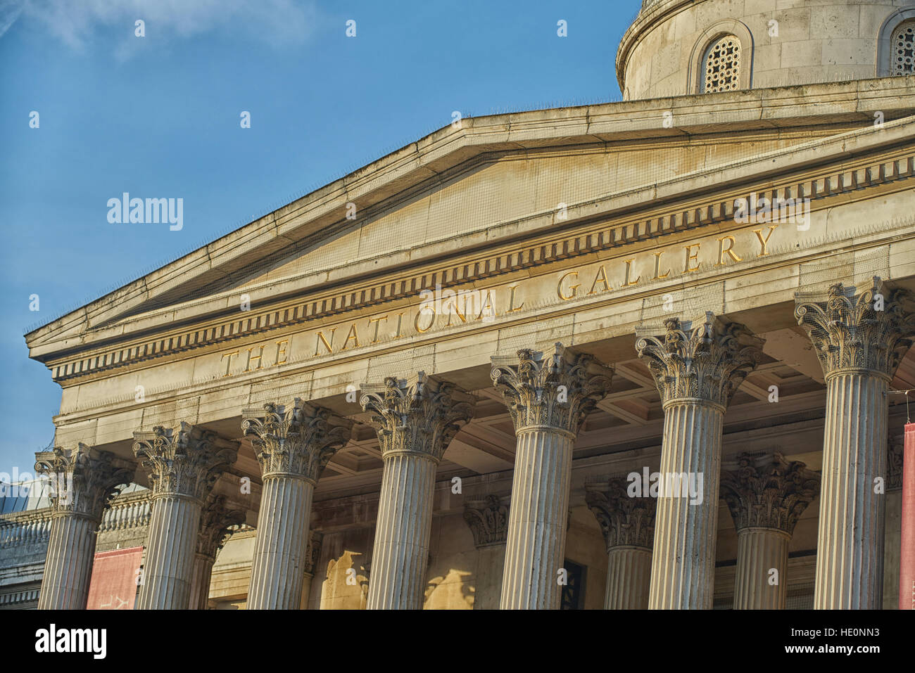 Die National Gallery, London Stockfoto