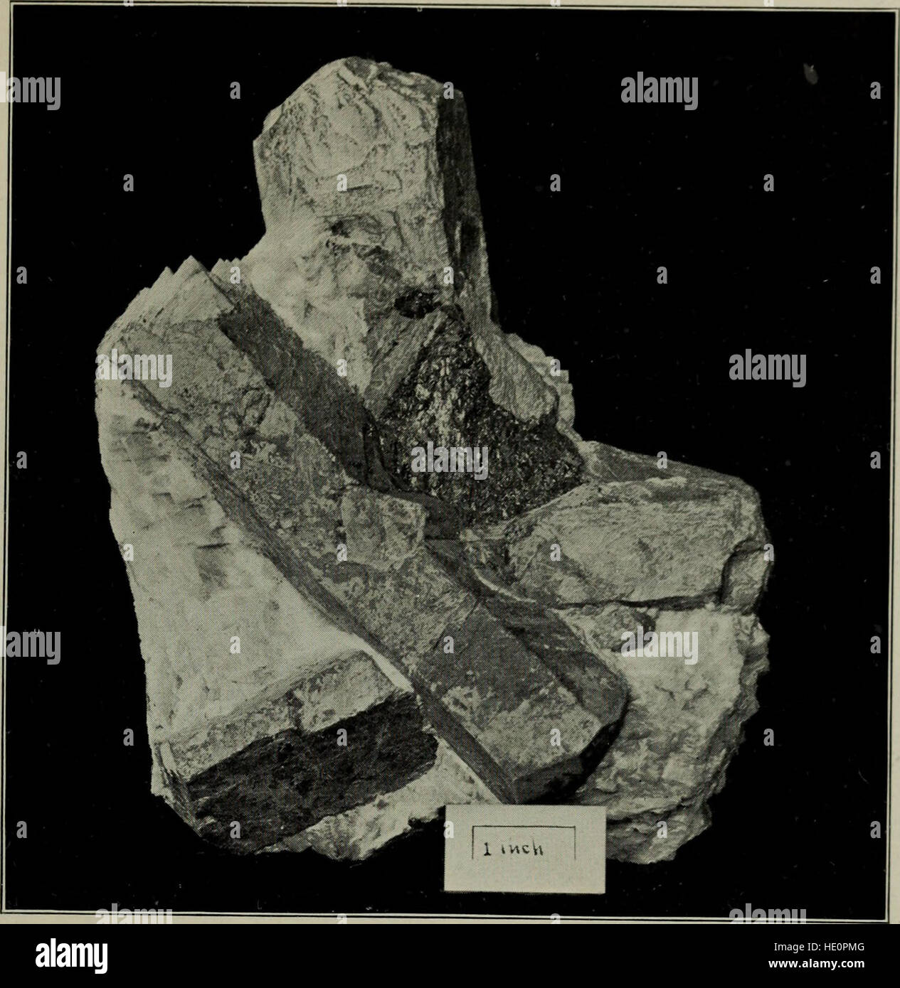 Eine beliebte Anleitung zum Mineralien - mit Kapiteln über die Bement Sammlung von Mineralien im American Museum of Natural History und die Entwicklung der Mineralogie (1912) Stockfoto