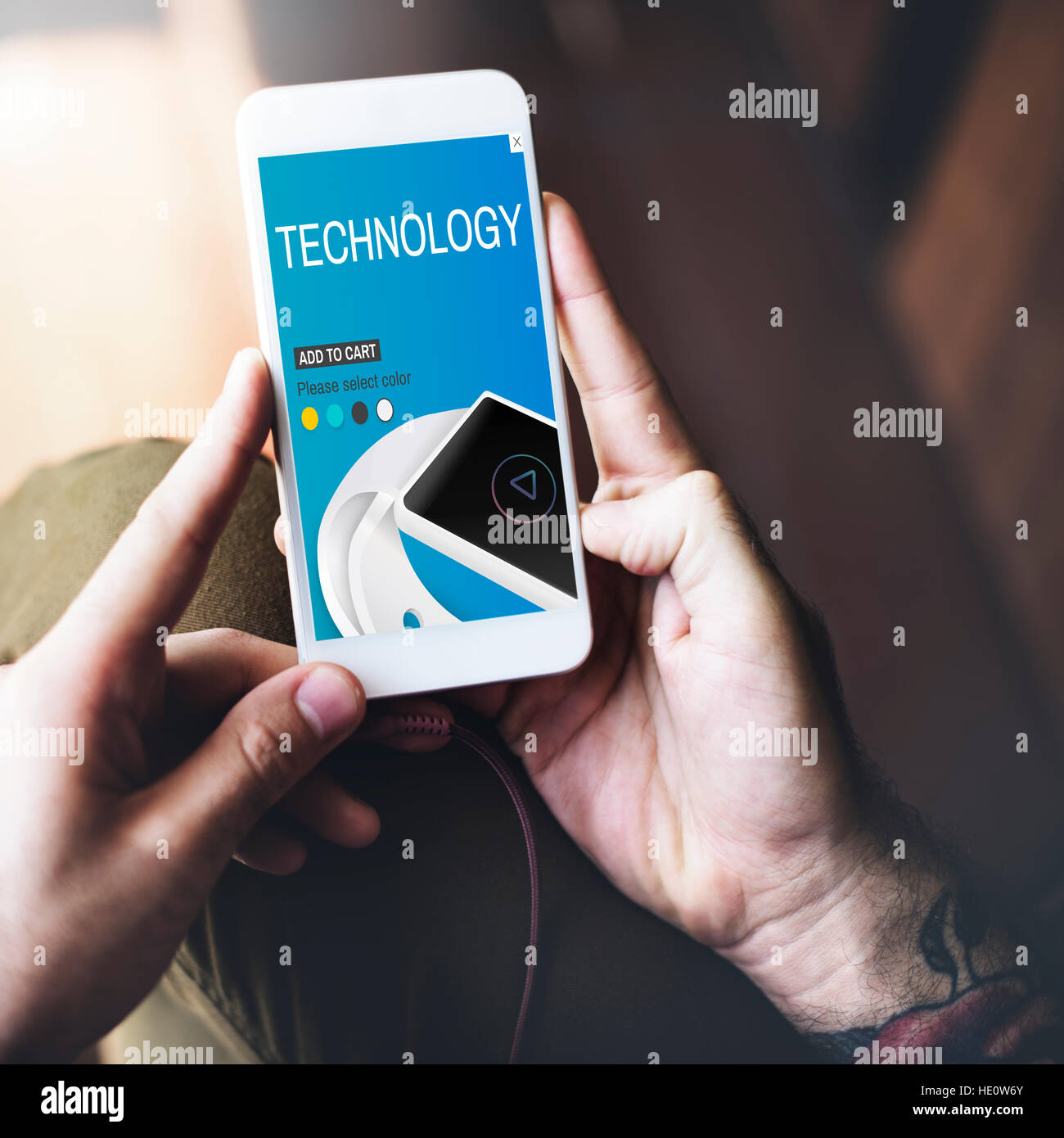 Gadget Erfindung Innovation digitale Technologiekonzept Stockfoto