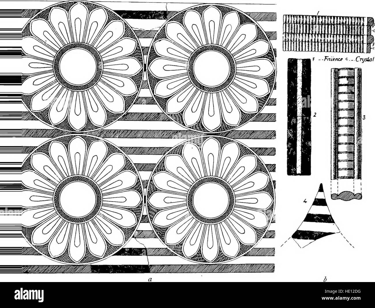 Dieses Werk von 1921 erforscht den Palast von Minos in Knossos und bietet eine detaillierte vergleichende Analyse der Stadien der frühen kretischen Zivilisation. Es untersucht die archäologischen Funde, die Licht auf die minoische Kultur und ihre Entwicklung werfen. Stockfoto