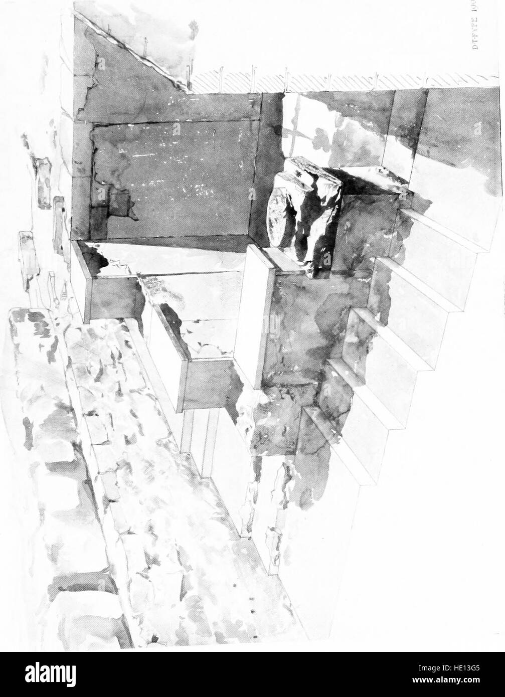 *Der Palast von Minos* (1921) bietet eine detaillierte vergleichende Analyse der frühen minoischen Zivilisation mit Schwerpunkt auf den archäologischen Funden in Knossos. Es zeichnet die Entwicklung der kretischen Kultur durch aufeinanderfolgende Stadien der Geschichte nach. Stockfoto