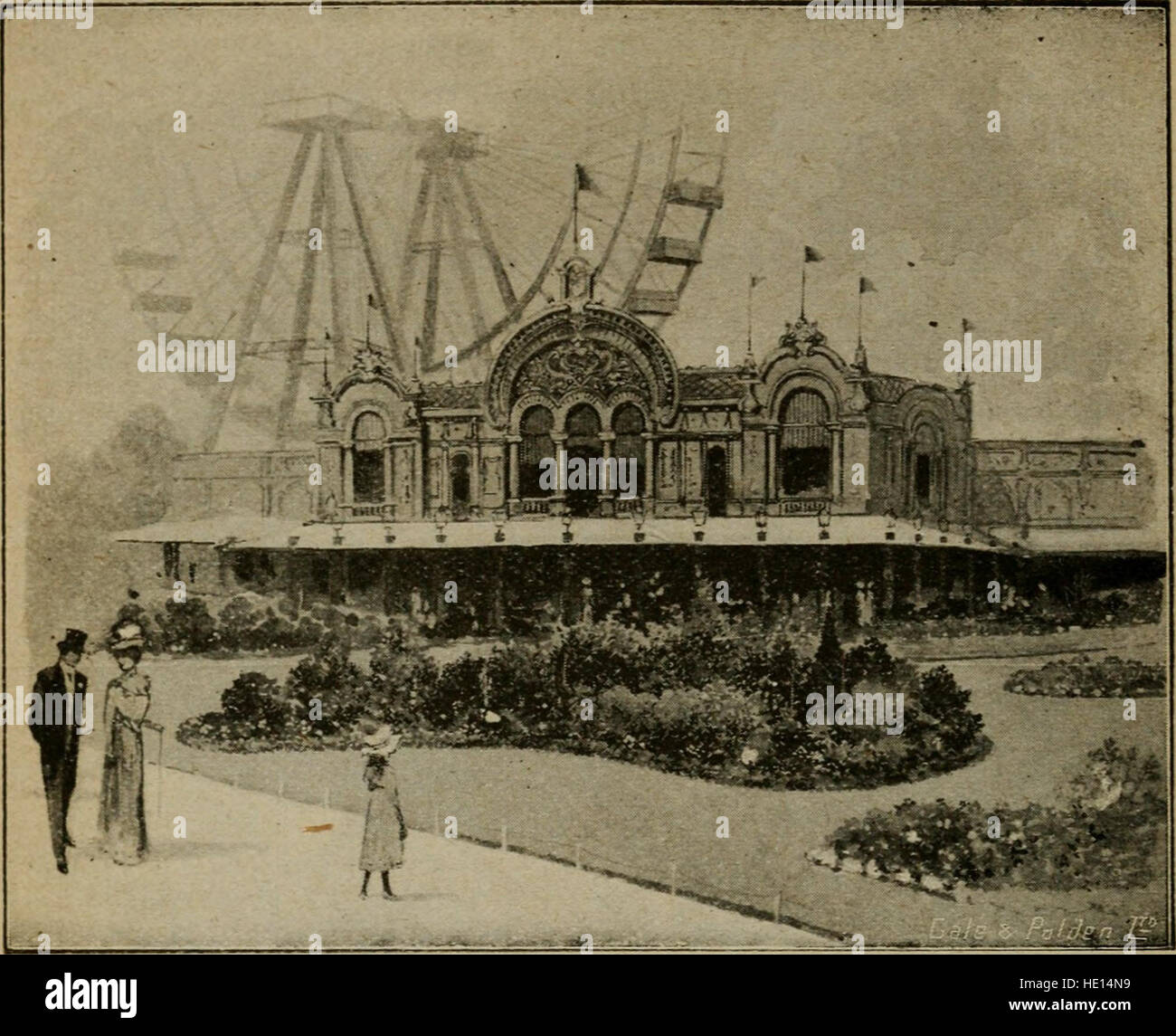 Paris in London - 1902, Earls Court - offizielle Handbuch und Katalog - Direktor allgemeine Imre Kiralfy (1902) Stockfoto