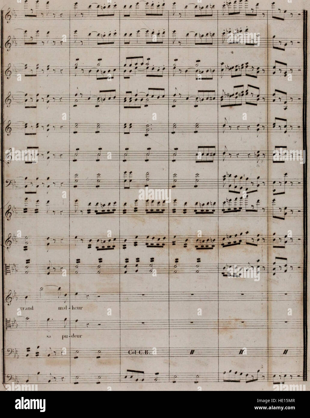 La Marquise, opC3A9ra Comique, 1 Akt (1835) Stockfoto
