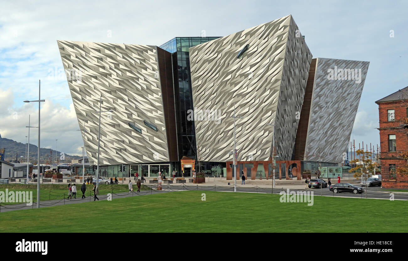 Titanic-Museum, Belfast Titanic Quarter, Nordirland, Vereinigtes Königreich Stockfoto
