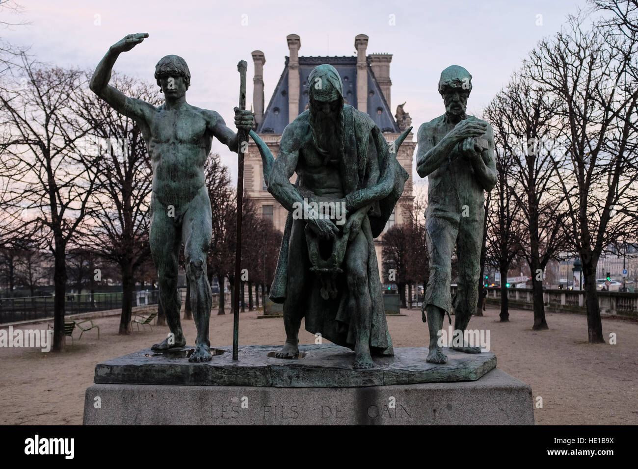 Kain und Abel, Paris Stockfoto