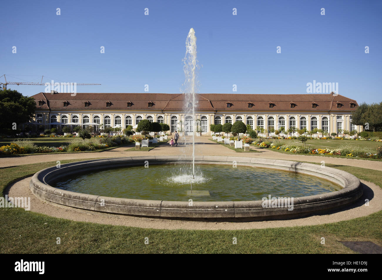 Orangerie Ansbach Residenz, Ansbach, Mittelfranken, Bayern, Deutschland Stockfoto