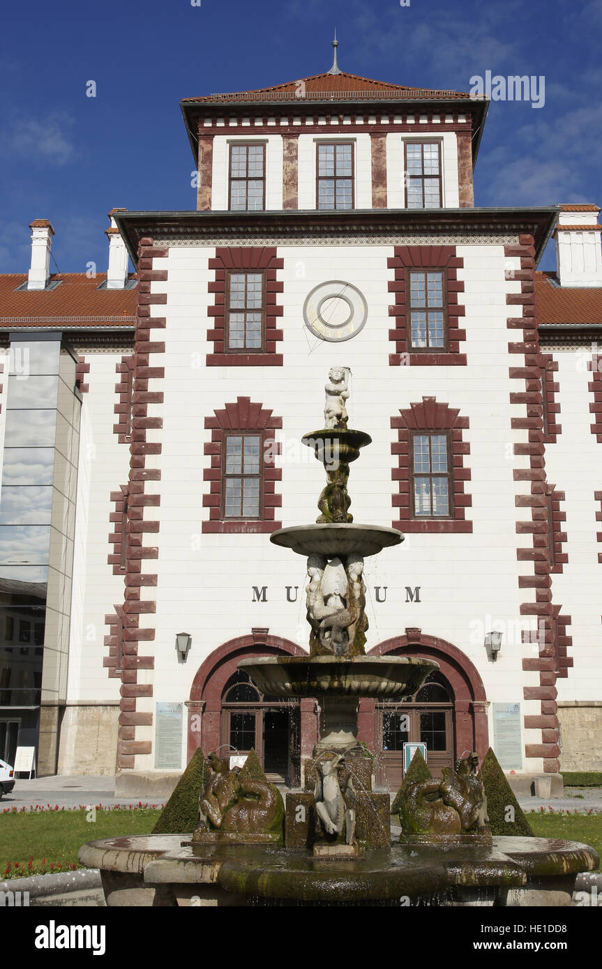 Meiningen-Museum im Schloss Elisabethenburg, Meiningen, Landkreis Schmalkalden-Meiningen, Thüringen, Deutschland Stockfoto