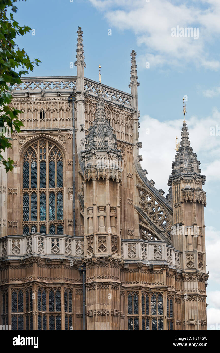 Detail von Henry VII Marienkapelle (Westminster Abbey), London, UK Stockfoto
