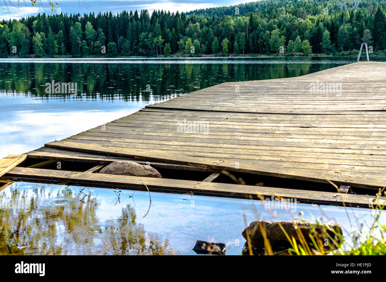 Sognsvann See im Sommer Stockfoto