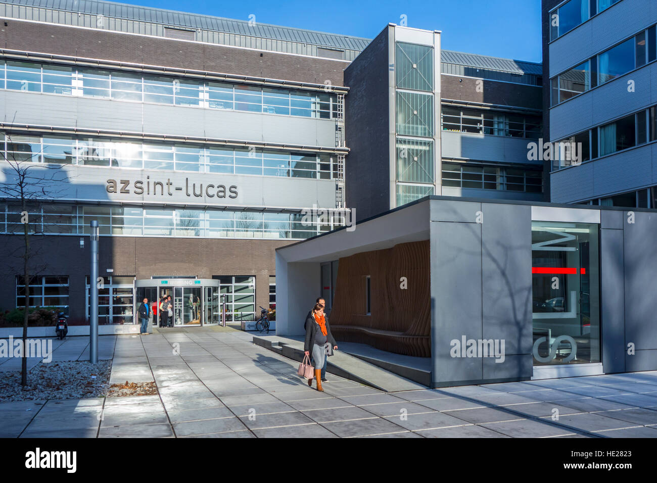Krankenhaus AZ Sint-Lucas in der Stadt Gent, Ost-Flandern, Belgien Stockfoto