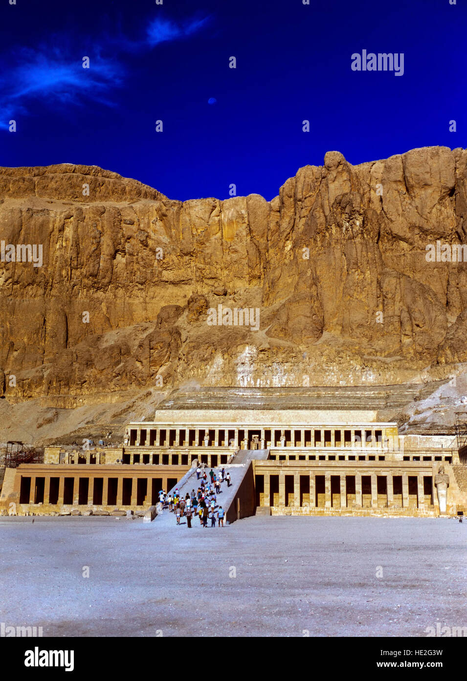 Tempel der Königin Hatschepsut Stockfoto