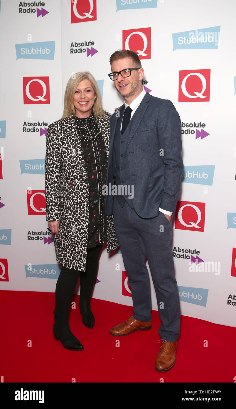 2016 StubHub Q Awards - Ankünfte mit: Claire Sturgess Where: London, Vereinigtes Königreich bei: 2. November 2016 Stockfoto