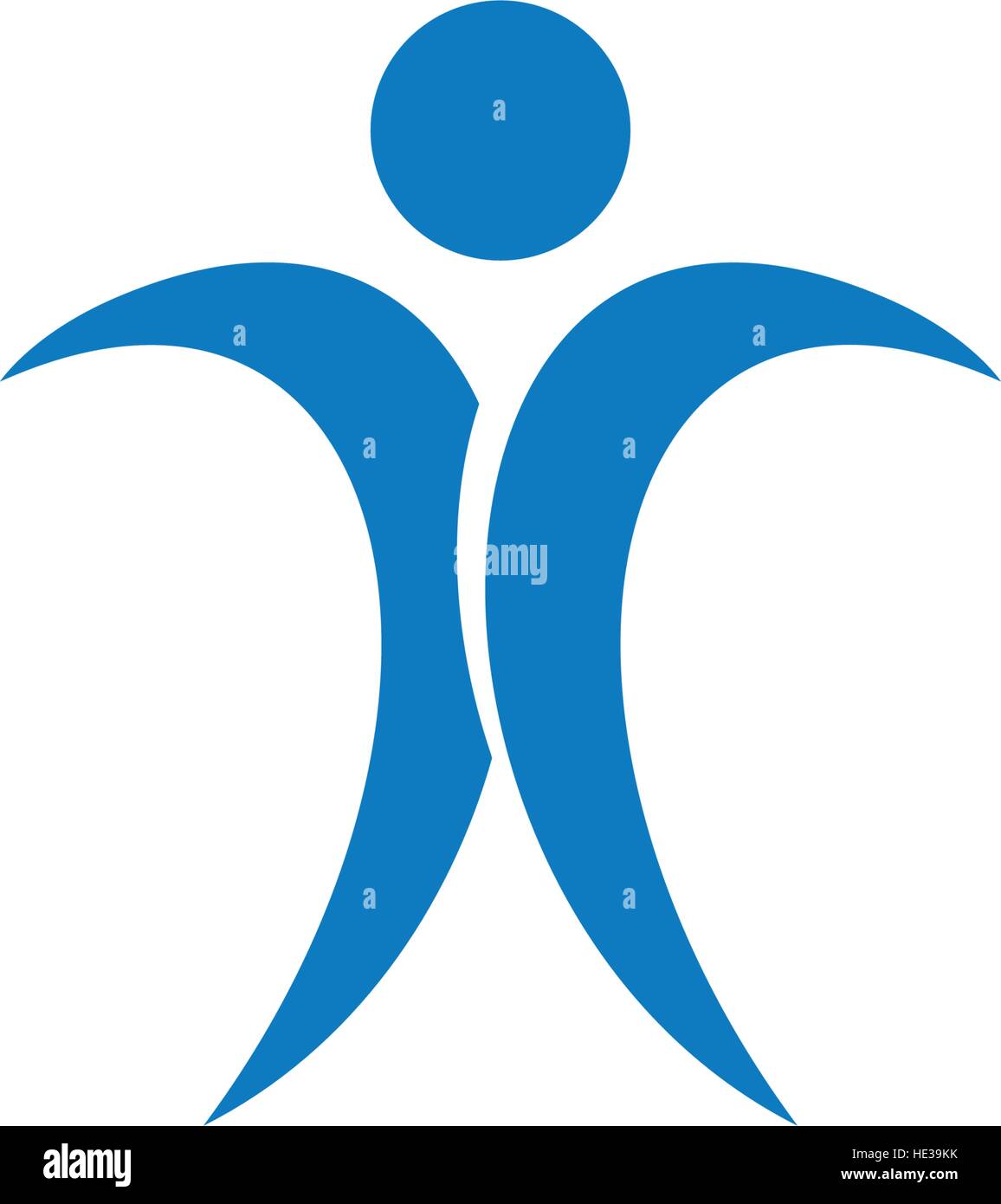 Isolierte blau menschliche Silhouette auf weißem Hintergrund Logo. Männlichen WC Schild. Gentelmen Zimmer Symbol. Männer-Toilette-Symbol. Vektor-Illustration der Unternehmer, Stock Vektor