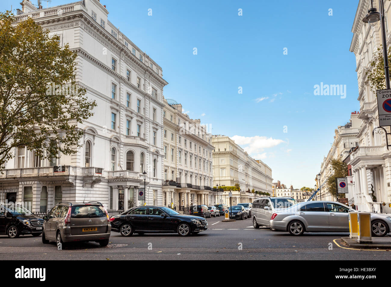 London UK, Anstandsregeln auf Königinnentor Stockfoto