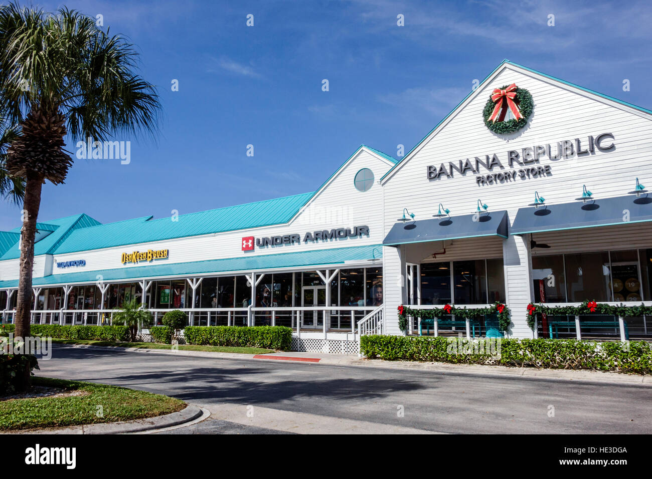 Fort Myers Florida ft. Sanibel Outlets einkaufen außen Banana Republic