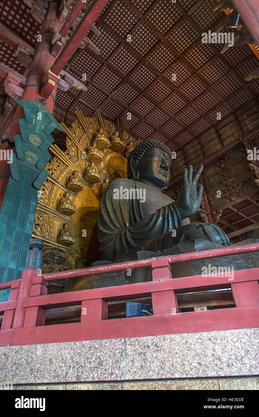 Detail aus der Todaiji-Tempel in Nara, Japan Stockfoto