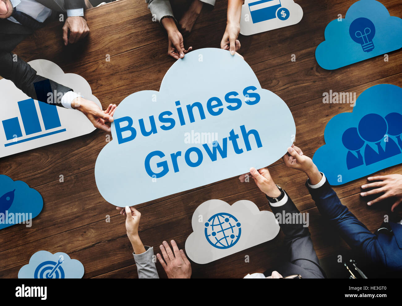 Wolke Worte Business Grafikkonzept Stockfoto