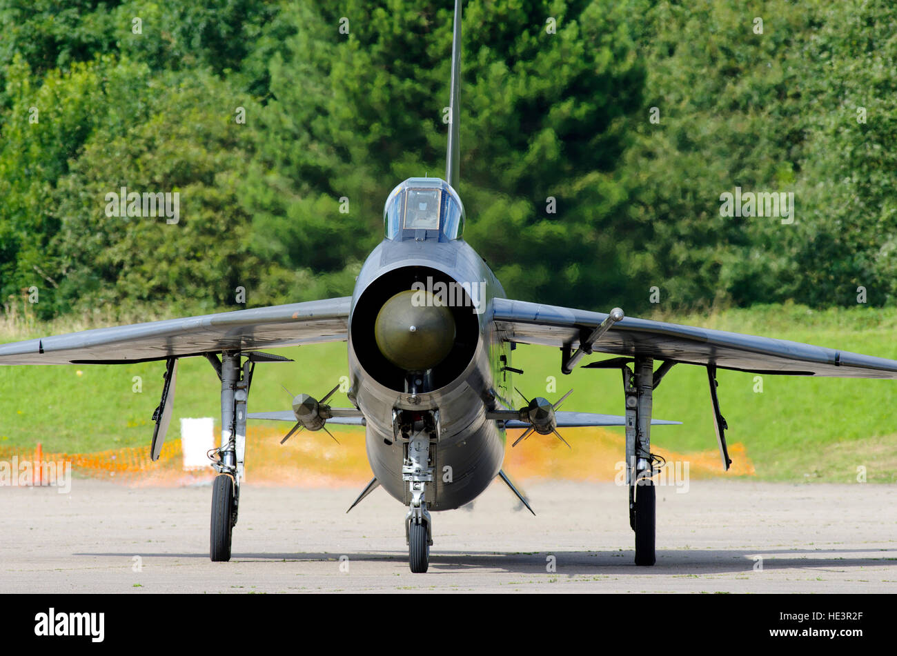 English Electric Lightning F6 XR726, Bruntingthorpe, Stockfoto