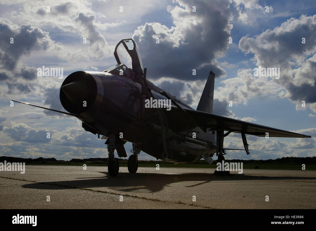 English Electric Lightning F6 XR726, Bruntingthorpe, Stockfoto