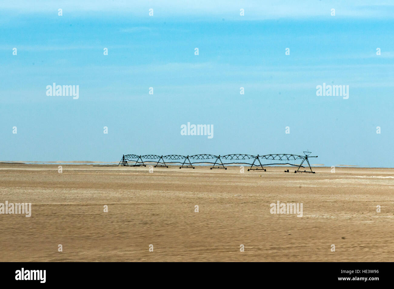 Bauernhof Bewässerung in Oman Salalah Dhofar Berge Rub Al Khali-Wüste Stockfoto