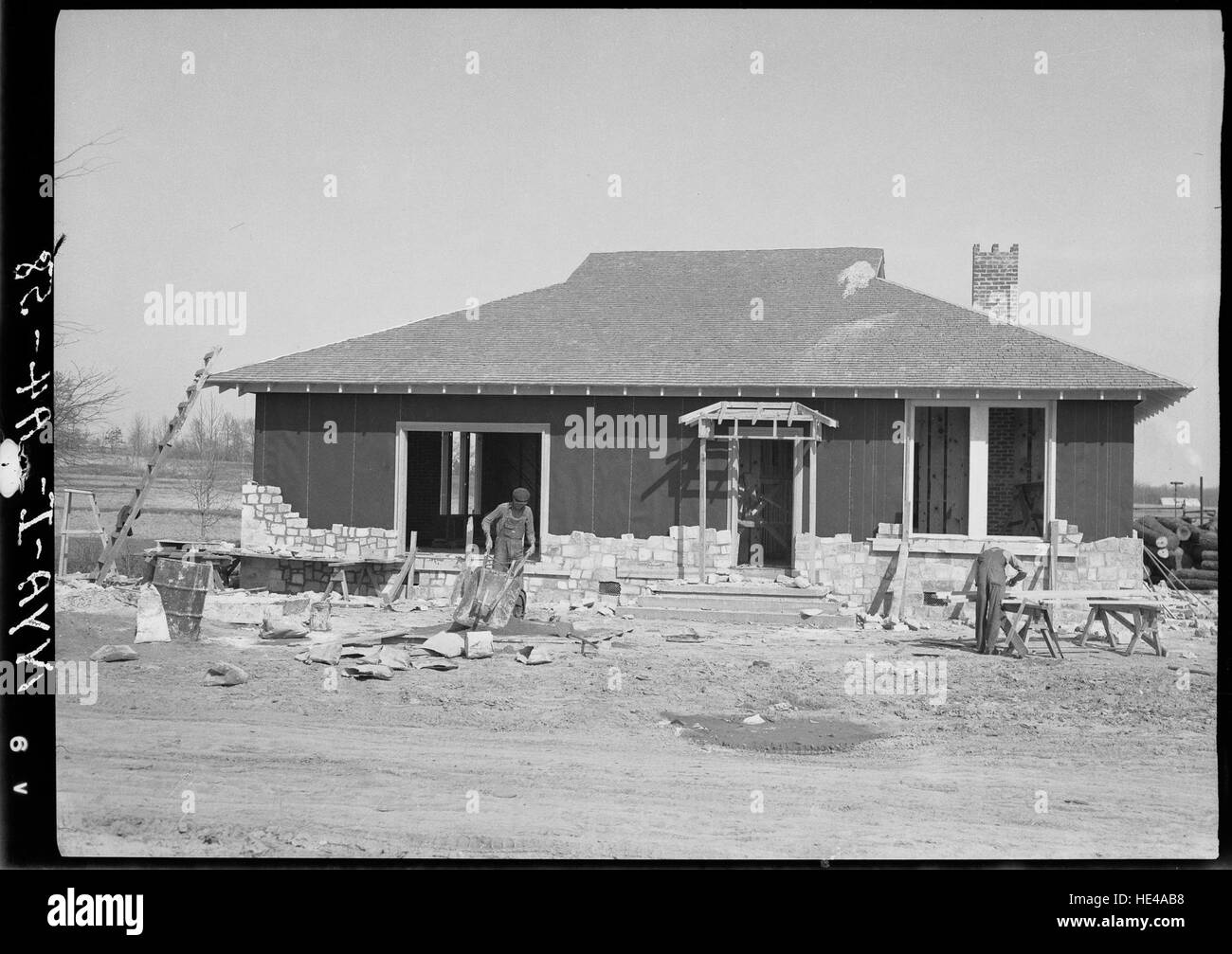 WP 4312, Anwendung #43 (1937-38) Longview Consolidated School berufliche landwirtschaftliche Stockfoto