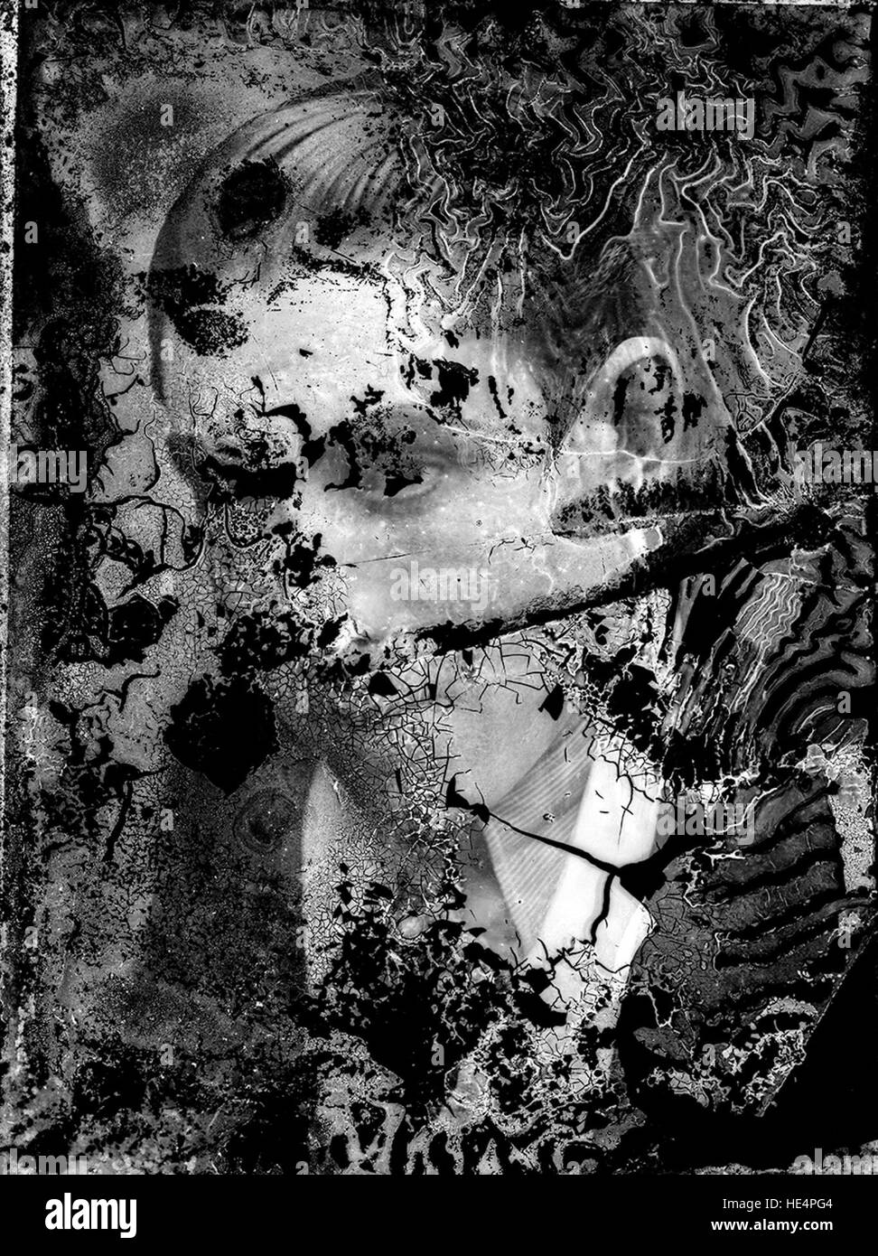 Ein Porträt eines Mannes aus dem Costica Acsinte-Archiv, das einen rumänischen Mann aus dem frühen 20. Jahrhundert zeigt. Stockfoto