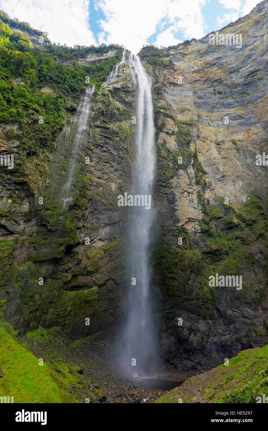 Gocta Wasserfall, Provinz Bongará, Amazonas Region, Peru Stockfoto