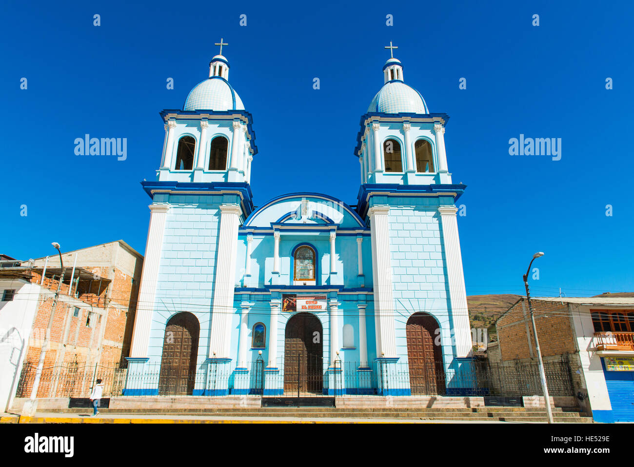 Nuestra Señora del Carmen Kirche, Celendin, Peru Stockfoto