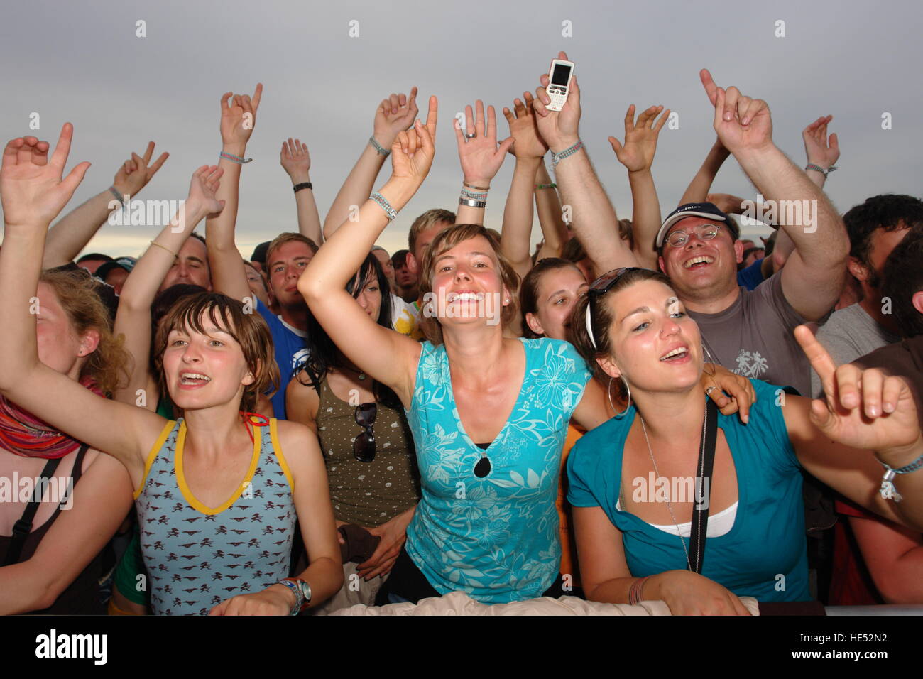 Menschen Sie beim Southside, open-air Festival, Neuhausen Ob Eck, Bayern, Deutschland, Europa Stockfoto
