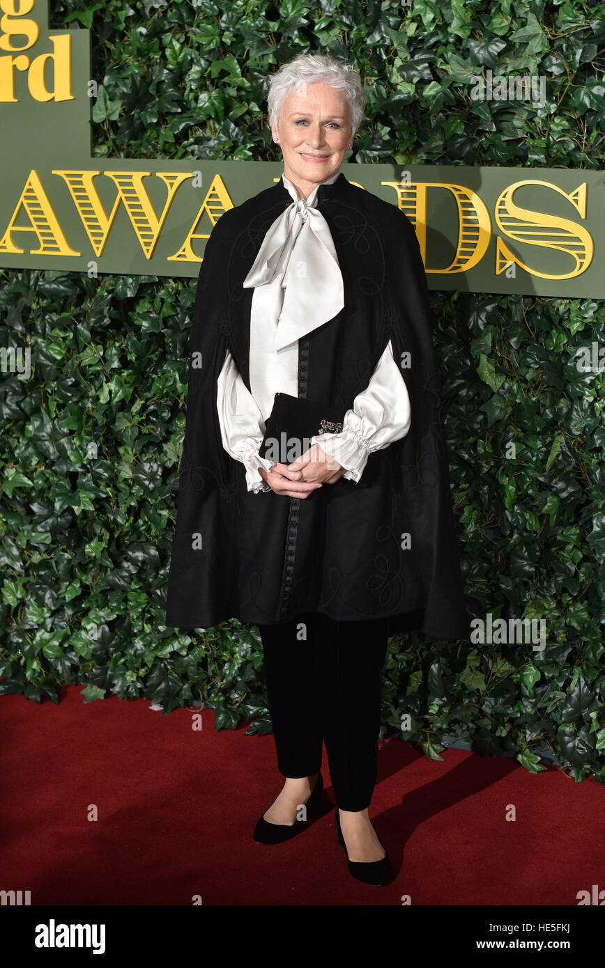 Glenn Close 2016 London Evening Standard Theatre Awards am Old Vic Theatre in London teilnehmen.  Mitwirkende: Glenn Close wo: London, Vereinigtes Königreich bei: 13. November 2016 Stockfoto