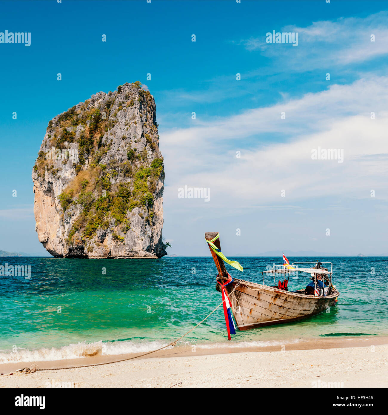 Water Taxi Beach Island Schiff tropischen Schiffskonzept Stockfoto