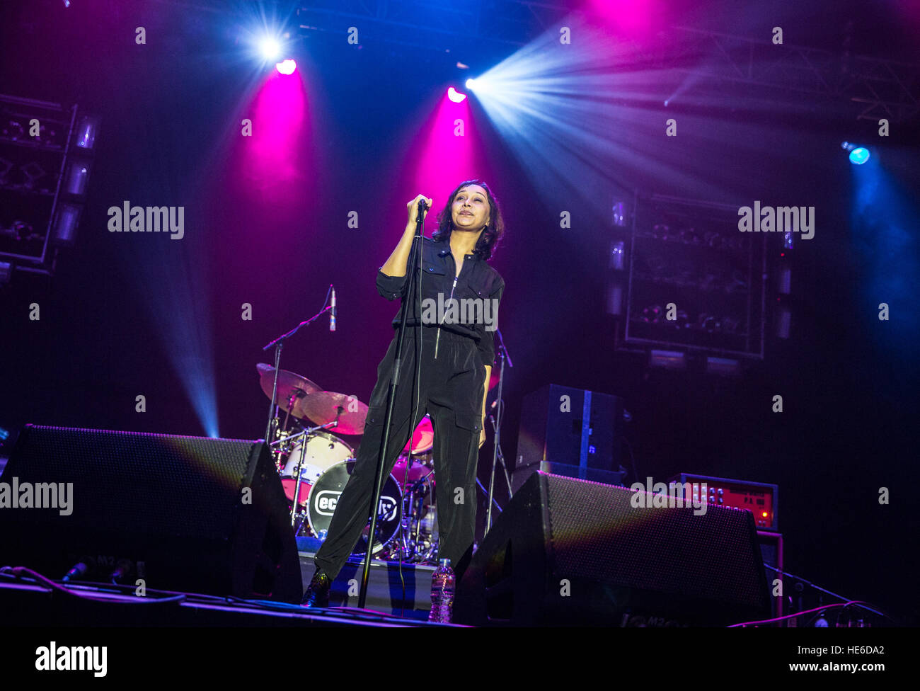 Veröffentlichung live im Shiiine auf Weekender 2016 Featuring: Veröffentlichung, Sonya Madan Where: Minehead, Großbritannien: 12. November 2016 Stockfoto