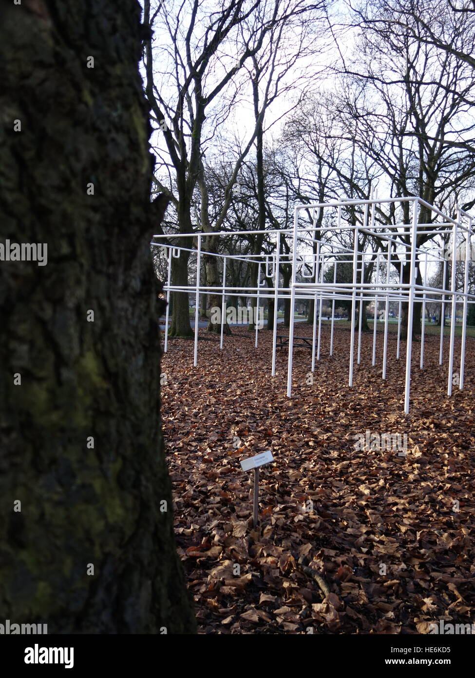 Die Galerie im Park Stockfoto