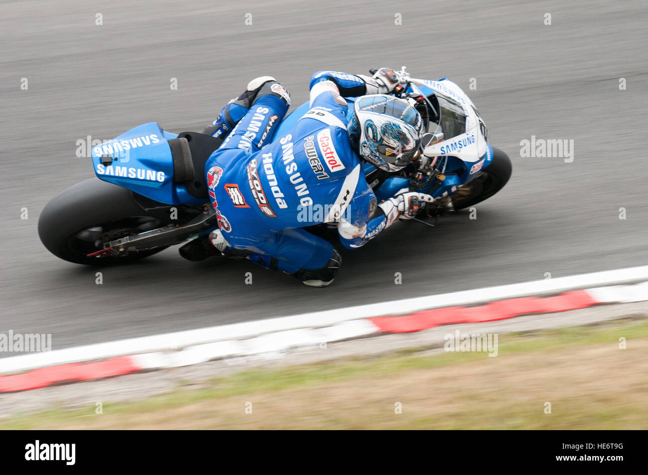 Motorrad-Rennsport Stockfoto