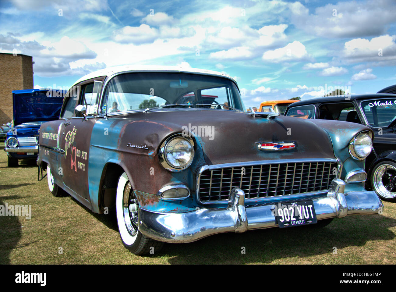 Auto-Motorrad-Motorshow Stockfoto